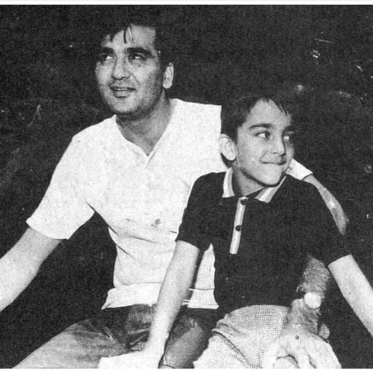 Actor Sanjay Dutt’s Childhood Picture With Father Sunil Dutt Viral on Social Media