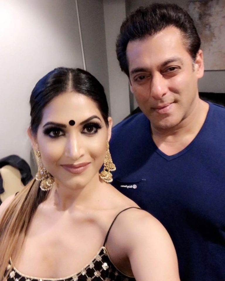 Actor Salman Khan’s Picture With Philipa Dutt Miss World Canada 2017, Viral on Social Media