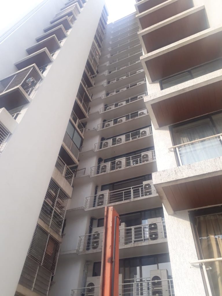 Jewellery Designer Jumps off Highrise Building at Veera Desai Road, Picture of The Spot