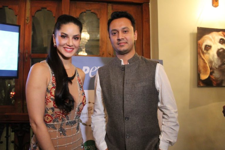 Sunny Leone and Singer Sourabh Joshi support PETA