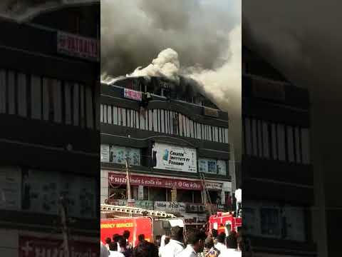 Surat Major Fire Breaks Out, Live Video Of The Incident
