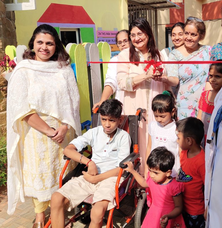 Mumbai : On the Occasion of  Children’s  day B.J Wadia Hospital Creates Smiles By Introducing A Therapy Park For Paediatric Patients In Hospital Premises