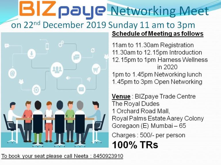 Mumbai : Business Networking Lunch Meet at The Royal Dudes,at Goregaon details on Hello Mumbai News
