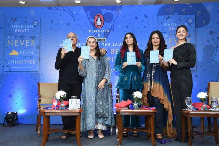 Mumbai : Shaheen Bhatt baring her  soul unveils her debut book ‘I’ ve never been (un) happier’ in association with Landmark and Penguin