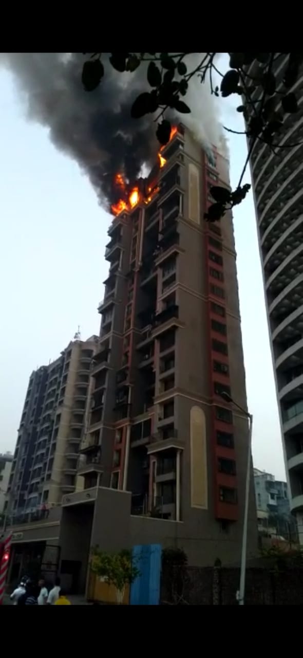 Mumbai: Navi Mumbai Fire breaks out at high rise Apartment in Nerul, No casualty reported, First pictures here