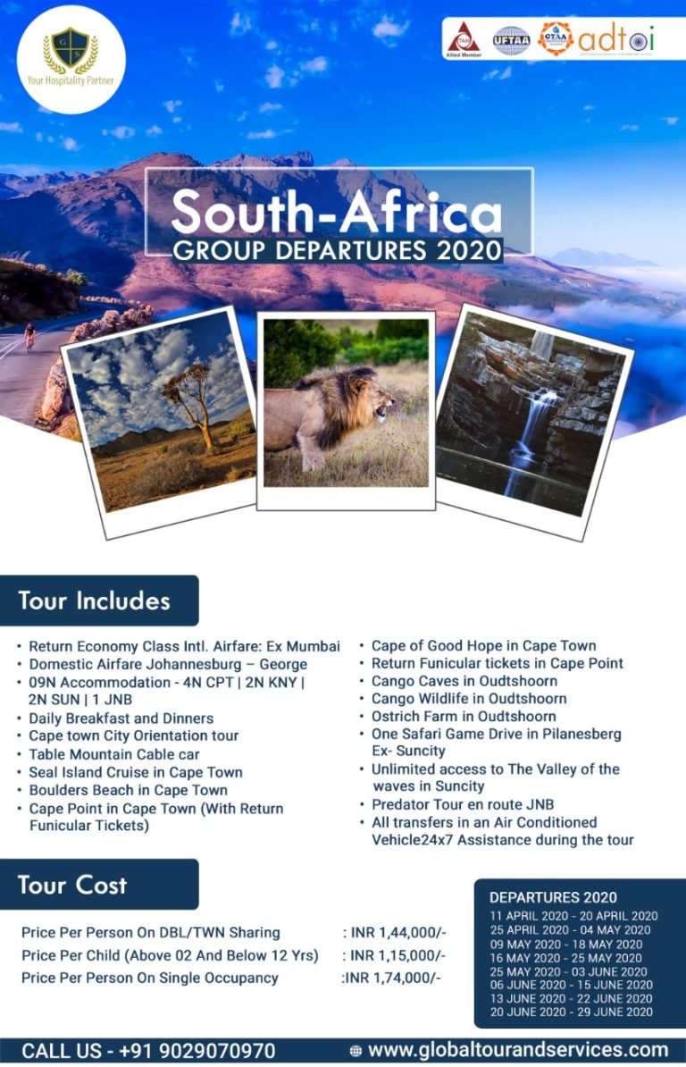 Mumbai: Mumbai,Global tour and services offer best tour package for South Africa, details here