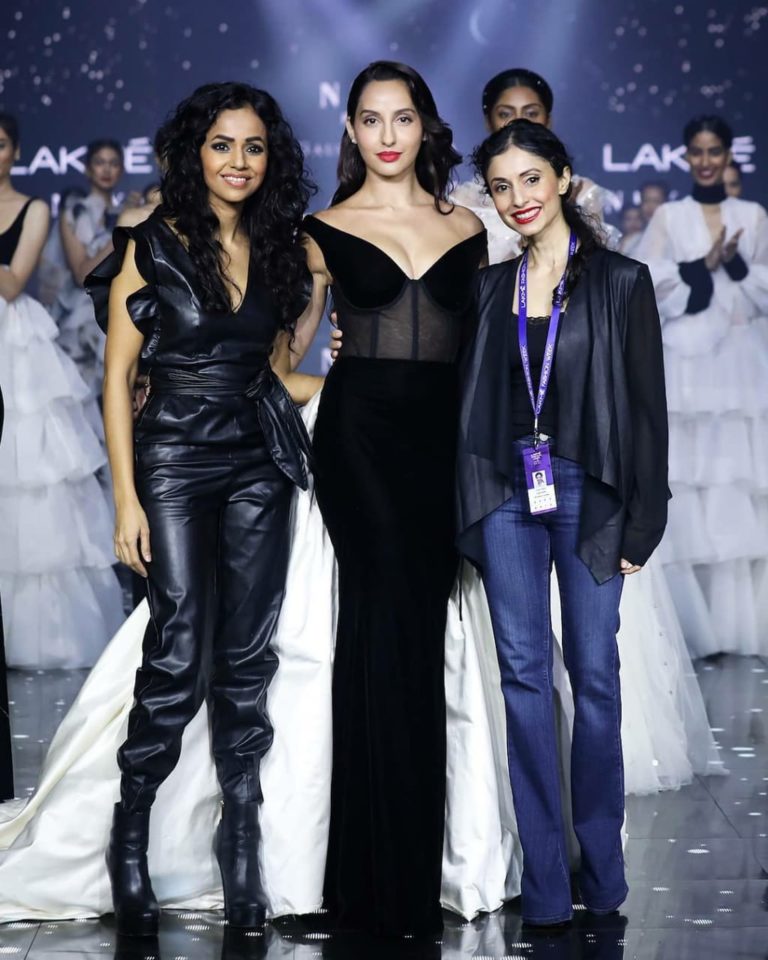 Mumbai : Mumbai Lakme Fashion week, Actress Nora Fatehi walks ramp, pictures here