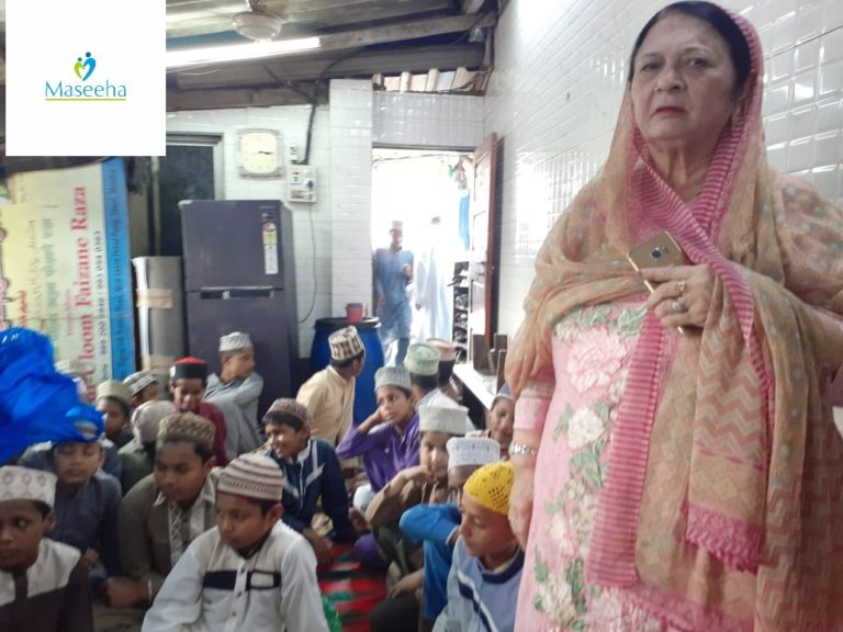 Mumbai: Mumbai Maseeha Trust team visits Sewri Yateem Khana(Orphanage) –  distributes 50 Pathanis to orphanage Childrens