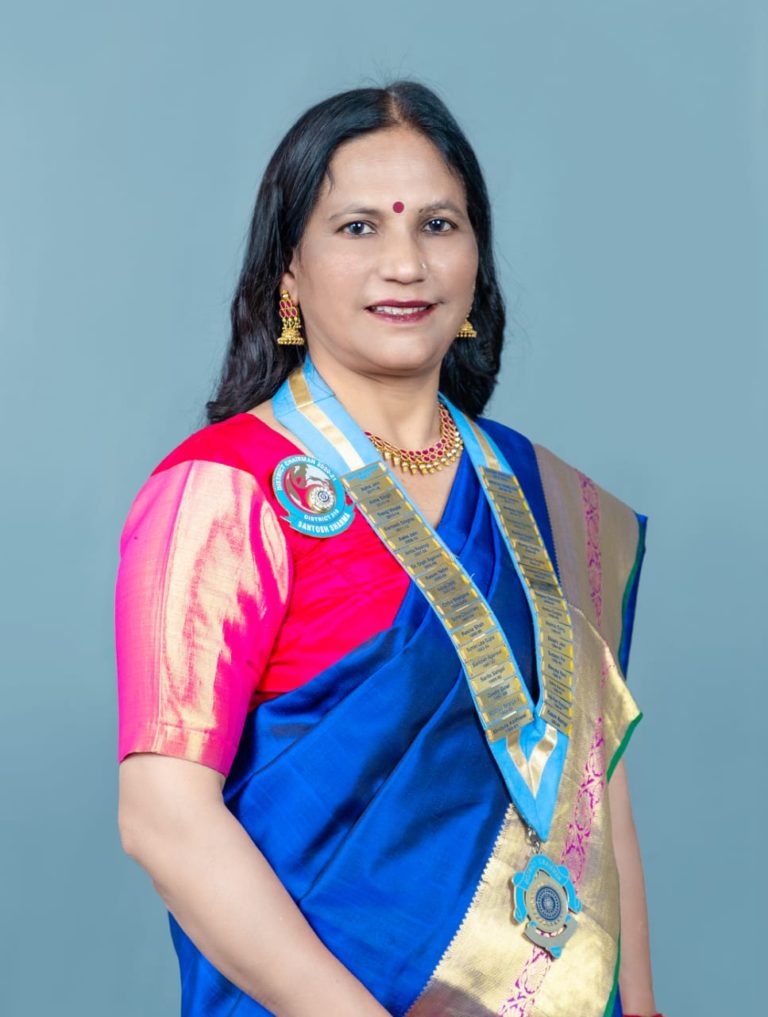 Mrs.Santosh Sharma Chairman Inner Wheel Dist 310 appointed as North India Chapter 1 Head of Hello Womeniya.com