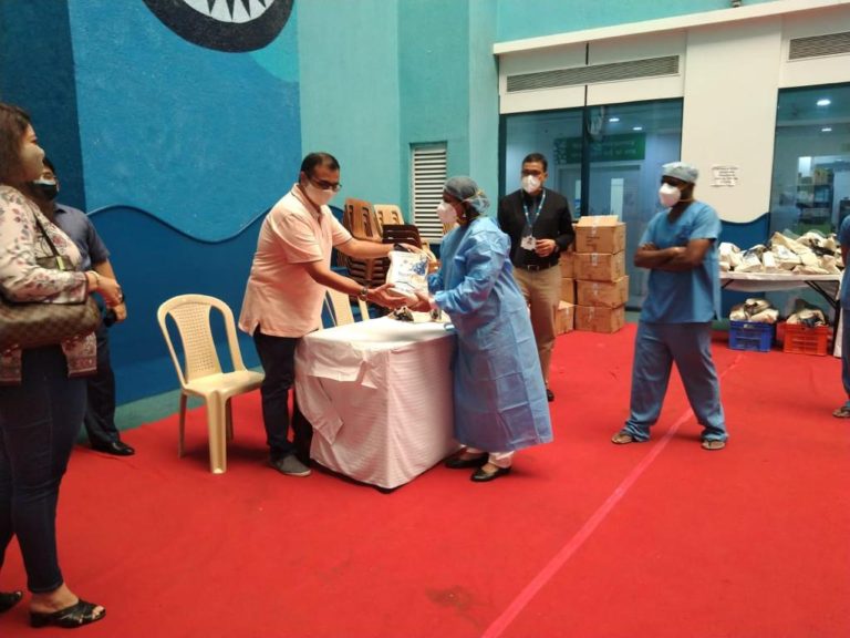Former President of Rotary Club of Bombay Bayview, Hemang’s Campaign to provide wellness kits to nurses in Mumbai