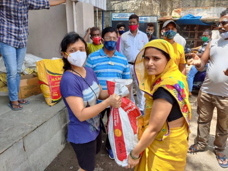 Rotary club of Wadala Comes forward to support pandemic affected people during Lockdown