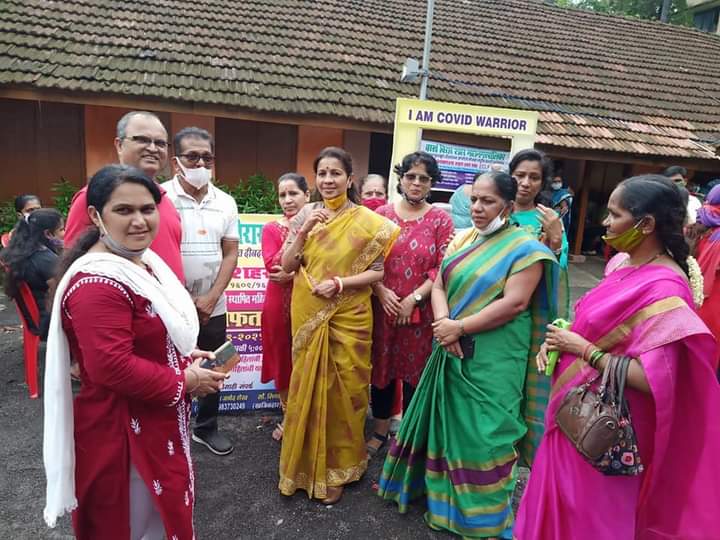 Seema Kale Former ,Bhujan Vikas Aghadi Corporator organises Vaccination Camp in Virar