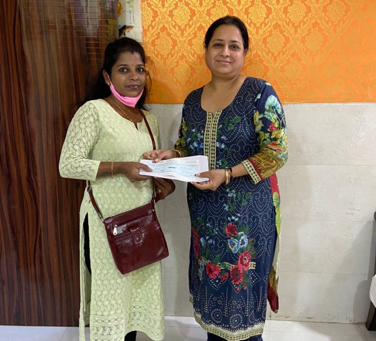 Rotary Club of Bombay Mahakali Heights distributes cheques to NGOs for Medical Help