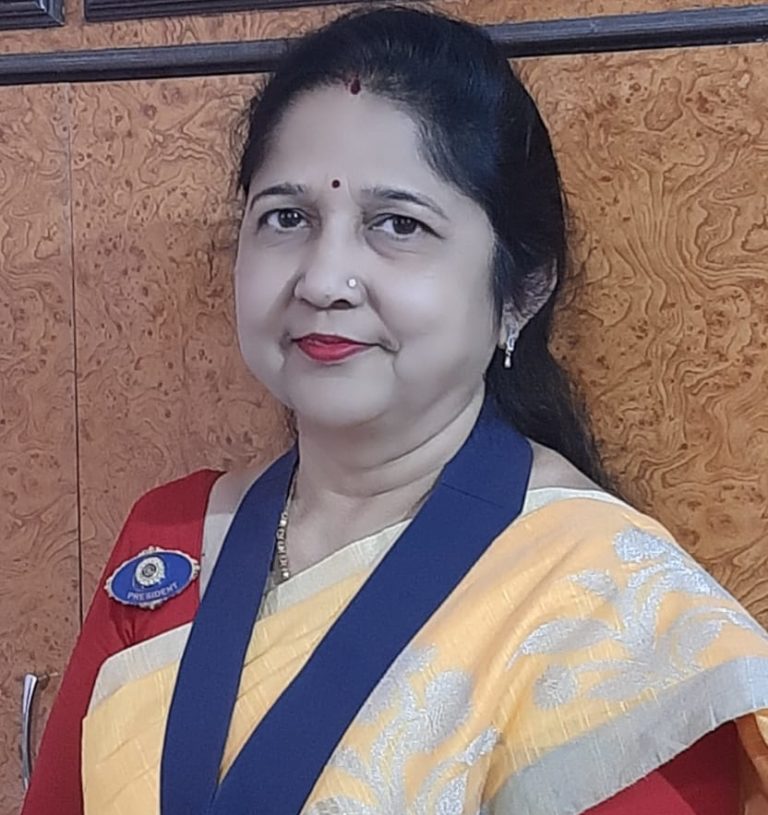Meet Snigdha Purba President of Inner Wheel Club of Cuttack Silvercity District 326 who shares her Service Project