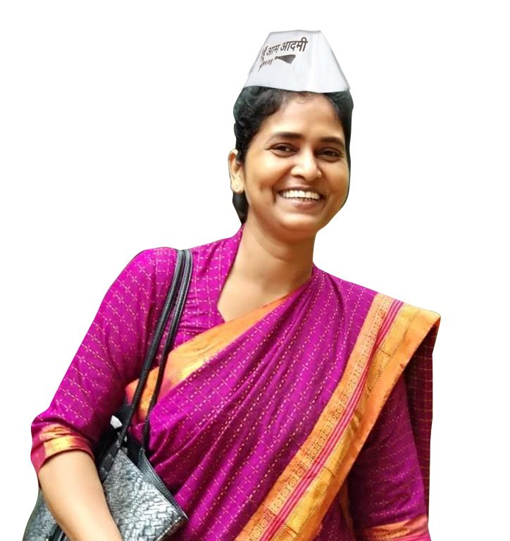 Meet Advocate Manjula Kadirvel – AAP Mumbai’s Dharavi Ward President Ward No. 188 and candidate for the BMC Elections 2022 from Dharavi